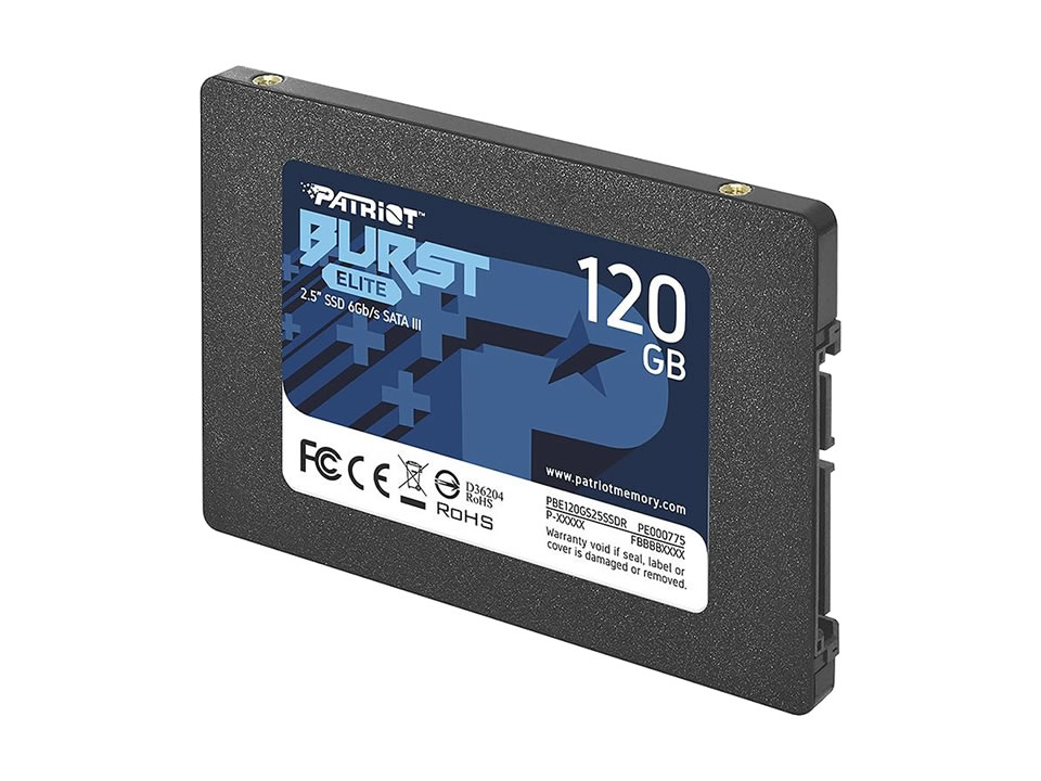 SSD PATRIOT Burst Elite 120GB [PBE120GS25SSDR] SATA 6Gb/s (L=450MB/s / E=320MB/s)