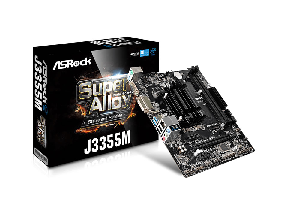 MB ASROCK J3355M c/ Intel Dual-Core Celeron J3355 2xDDR3/1PCI-e/2SATA6Gb (MICRO ATX)