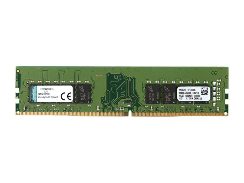 Memória 16GB DDR4 2400MHz/1.2V (PC4-19200) KINGSTON ValueRAM [KVR24N17D8/16]