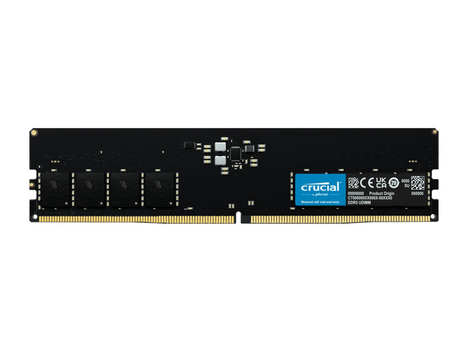 Memória 32GB DDR5 4800MHz/1.1V (PC5-38400) CRUCIAL [CT32G48C40U5]