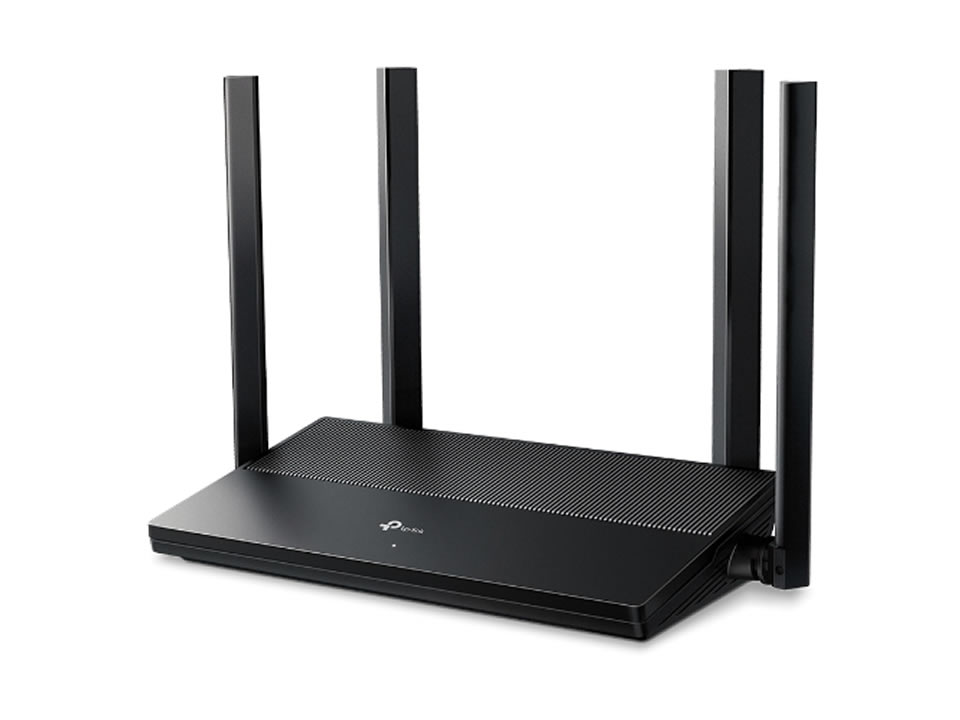 Wireless Router Gigabit Dual-Band TP-LINK EX141 Ver. 1.8 (AX1500: 300Mbps+1201Mbps) c/ 4 Antenas (1WAN/3LAN)