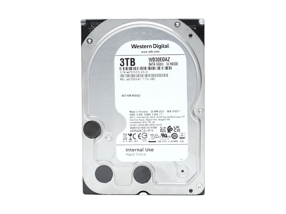 Hard Disk WESTERN DIGITAL BLUE 3.0TB 5400RPM 256MB SATA 6Gb/s [WD30EDAZ]