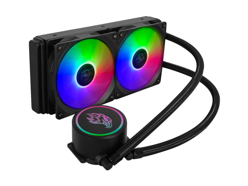 Water Water Cooler p/ Intel/AMD GAMING MASTER WAC6 Led Colorido 240mm Preto (240W TDP) (115X/1200/1700/1851/20XX/AM4)