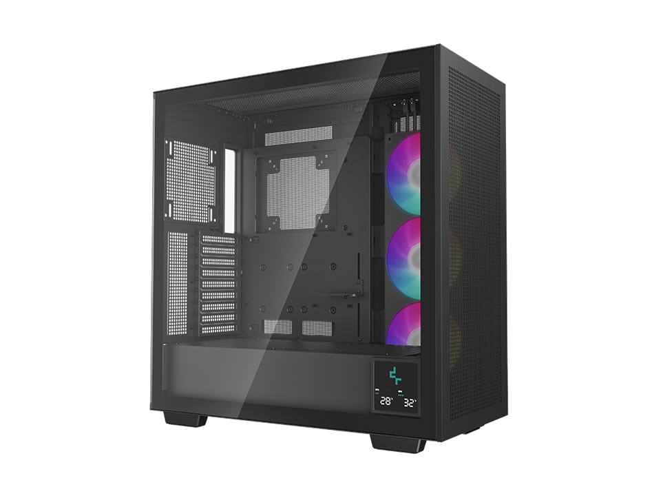 Gabinete ATX DEEPCOOL MORPHEUS S [R-MORPHEUS-BKAPA1-G-1] - SEM FONTE (4U3/1U3C/P3/VT/FI/3F) (Modular) c/ Cabo Riser PCI-e 4.0