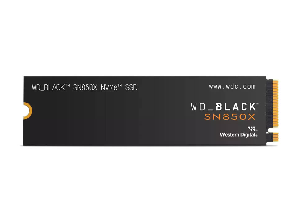 SSD WD BLACK SN850X 4.0TB [WDS400T2X0E] M.2 2280 NVMe PCIe x4 Gen4 (L=7300MB/s / E=6600MB/s)