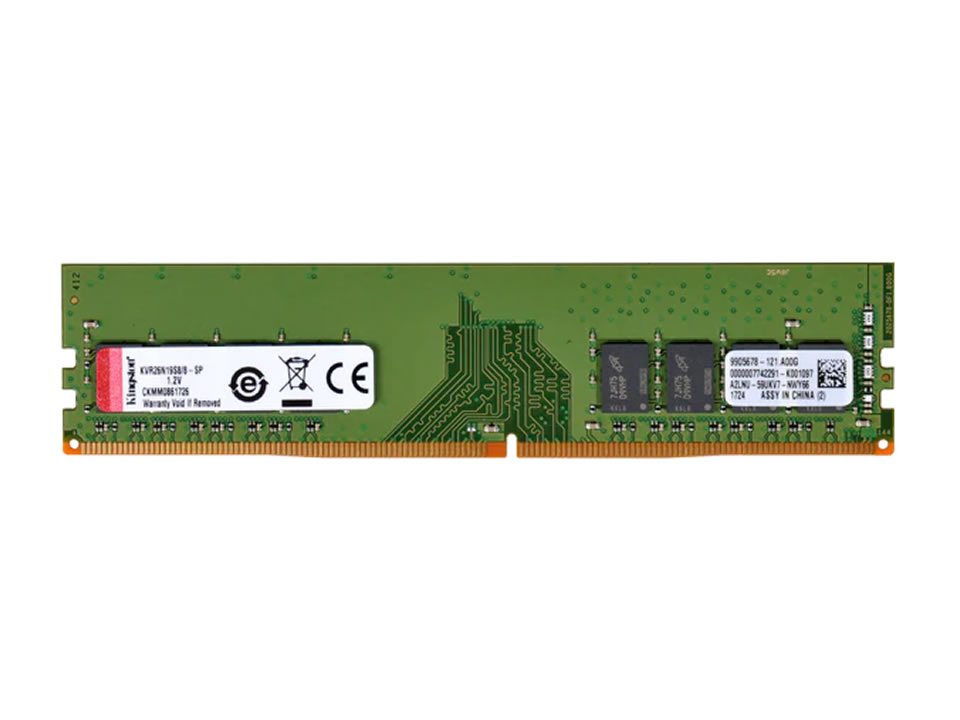 Memória 8GB DDR4 2666MHz/1.2V (PC4-21300) KINGSTON ValueRAM [KVR26N19D8/8]