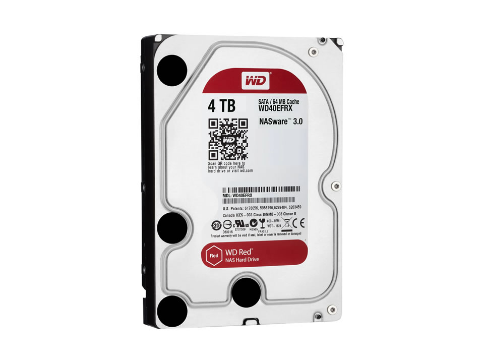 Hard Disk WESTERN DIGITAL RED Plus 4.0TB 5400RPM 256MB SATA 6Gb/s [WD40EFPX] (NAS/24x7)
