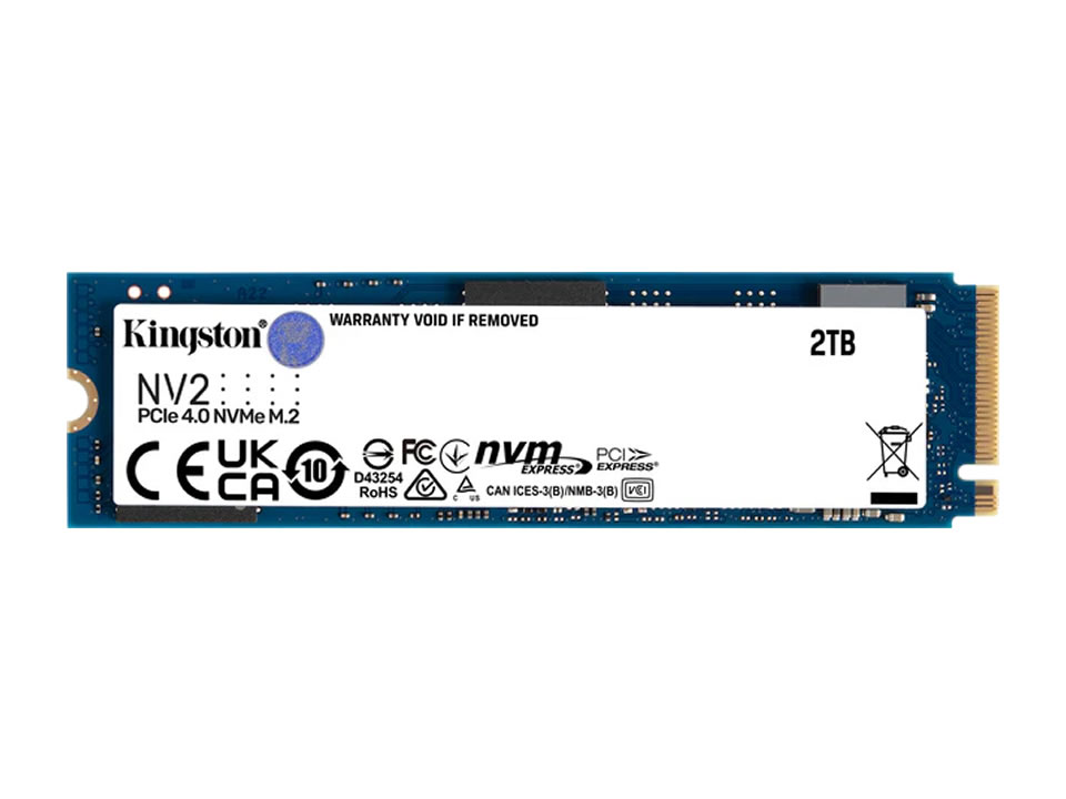 SSD KINGSTON NV2 2TB [SNV2S/2000G] M.2 2280 NVMe PCIe x4 Gen4 (L=3500MB/s / E=2800MB/s)