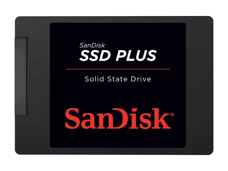 SSD SANDISK PLUS 240GB [SDSSDA-240G-G26] SATA 6Gb/s (L=530MB/s / E=440MB/s)