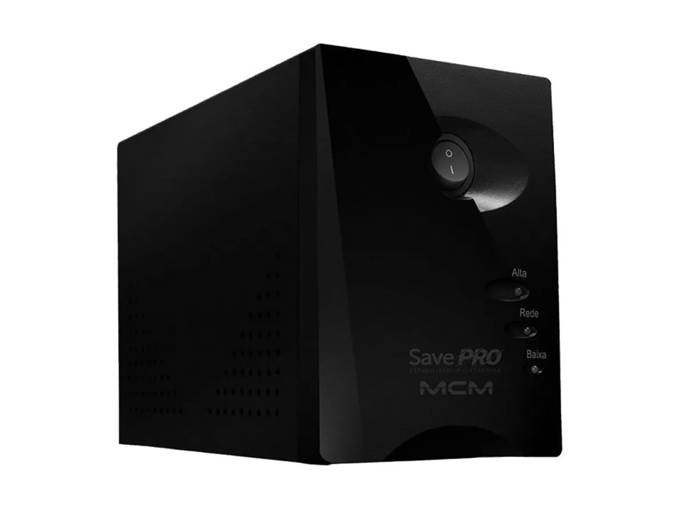 Estabilizador Eletrônico 1000VA (1000W) MCM Save Pro [EST0015] (E:Bi / S:115V / T:4)
