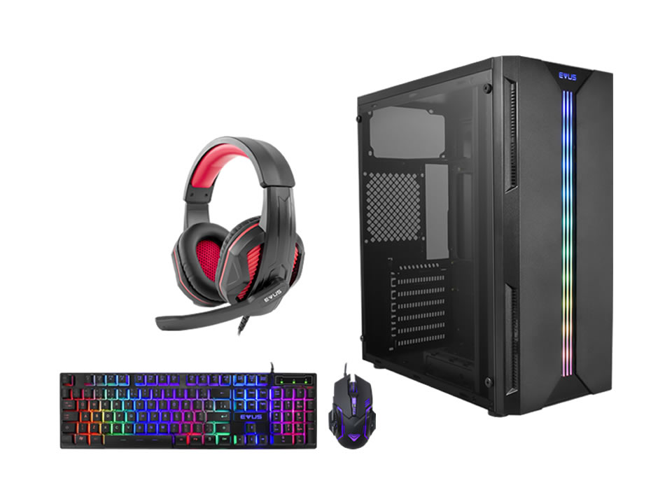 Computador PCEL Jellybeans (Intel i7-4770 / H81 / 16GB DDR3 / 240GB SATA / GT750 + Kit de Periféricos)