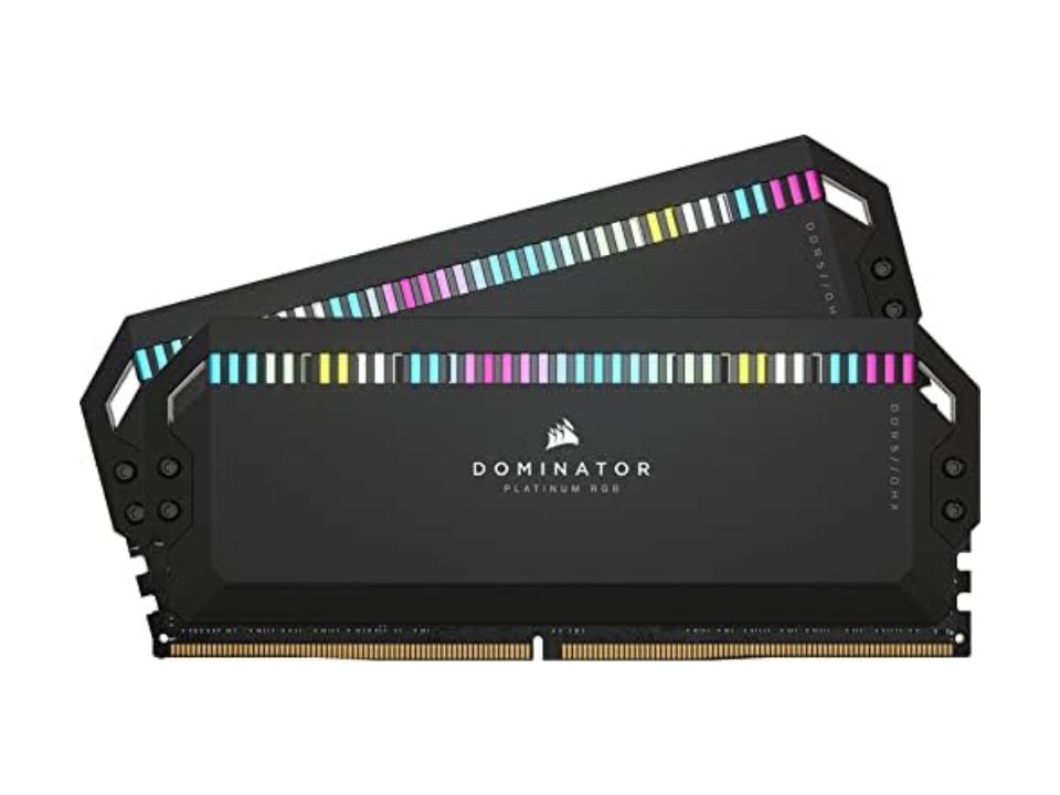 Kit Memória 2x16GB DDR5 7200MHz/1.45V (PC5-57600) CORSAIR Dominator Platinum RGB [CMT32GX5M2X7200C34]