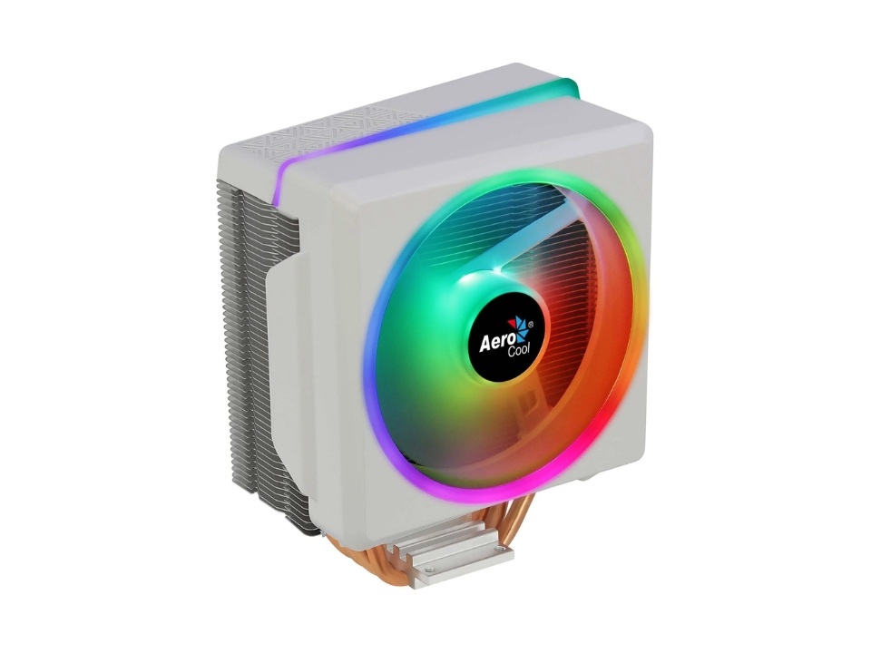 Cooler p/ Intel/AMD AEROCOOL Cylon 4F White ARGB (145W TDP) (115X/1200/20XX/1700/AM4/AM5)