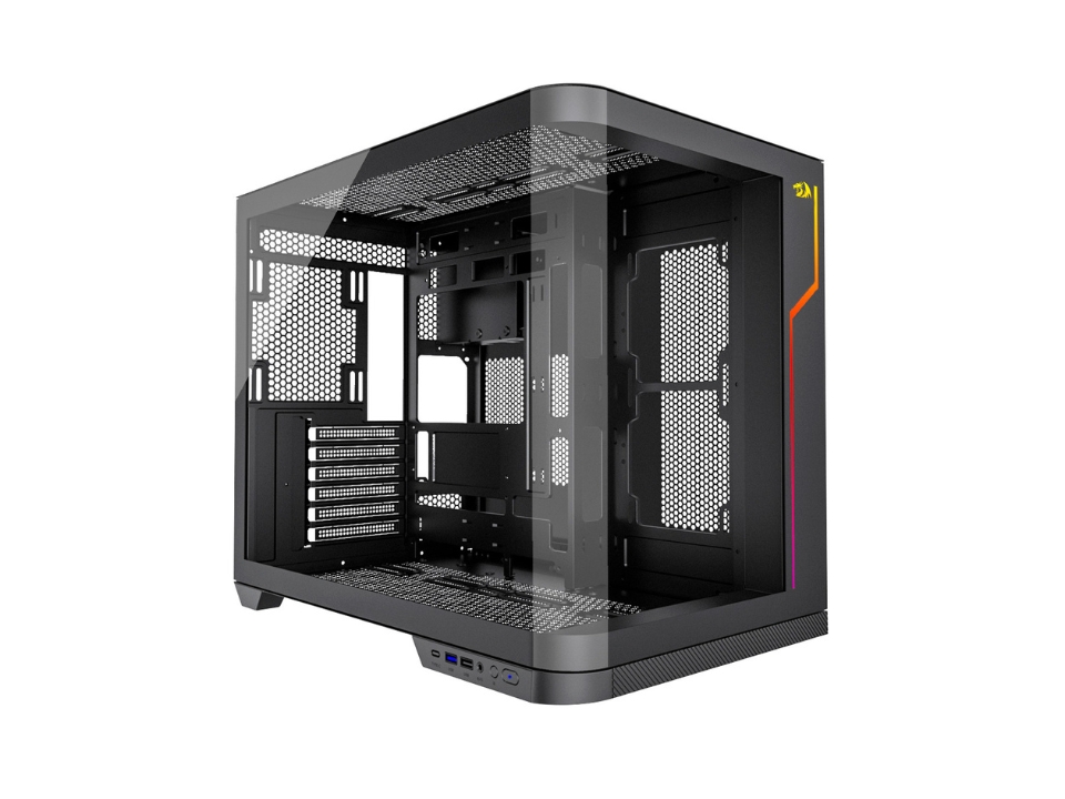 Gabinete ATX REDRAGON Wideload Extreme Black [CA-605B] - SEM FONTE (1U2/1U3/1U3C/HDAP3/VT/FL/0F)