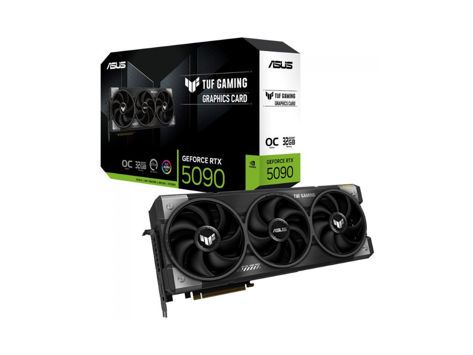 VGA PCI-e GeForce RTX5090 ASUS TUF OC Edition 32GB DDR7 512 bits [TUF-RTX5090-O32G-GAMING] (2xHDMI/3xDP)