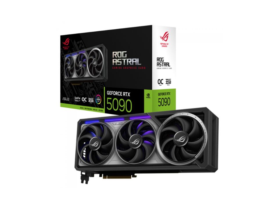 VGA PCI-e GeForce RTX5090 ASUS ROG Astral OC Edition 32GB DDR7 512 bits [ROG-ASTRAL-RTX5090-O32G-GAMING] (2xHDMI/3xDP)