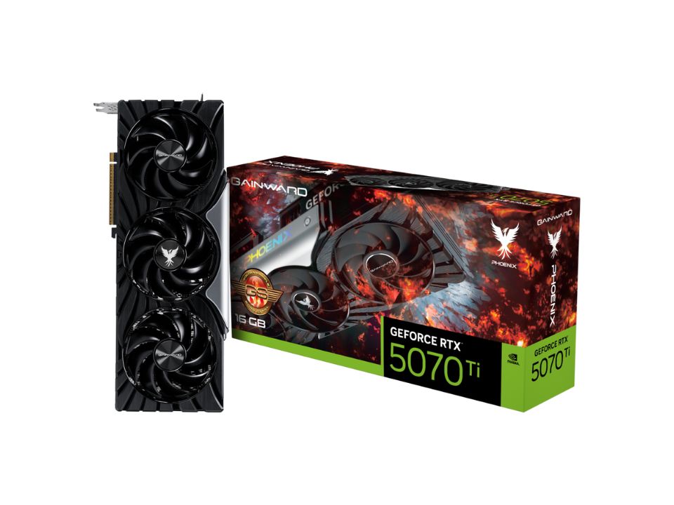 VGA PCI-e GeForce RTX5070Ti GAINWARD Phoenix GS 16GB DDR7 256 bits [NE7507TS19T2-GB2031X] (HDMI/3xDP)