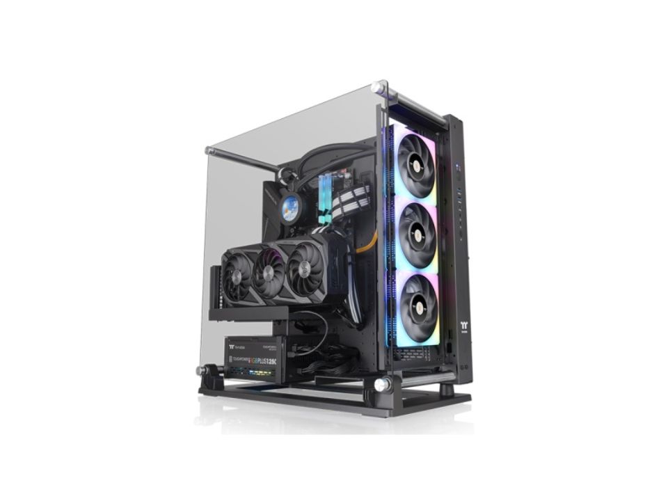 Gabinete ATX THERMALTAKE Core P3 TG Pro [CA-1G4-00M1WN-09] - SEM FONTE (2U3/1U3C/HDA/VT/FI/0F) (Open Frame/Wall-Mount)