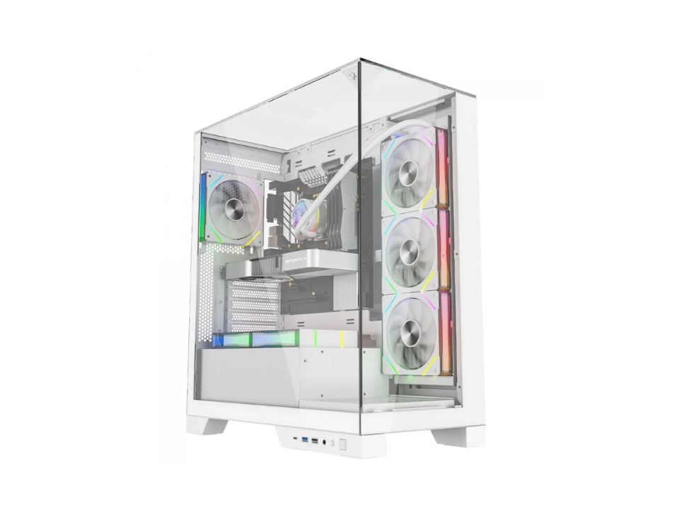 Gabinete ATX LIKETEC Empire Snow [LC-AT-EMPIRE-2092] - SEM FONTE (1U2/1U3/1U3C/HDAP3/VT/FI/0F)