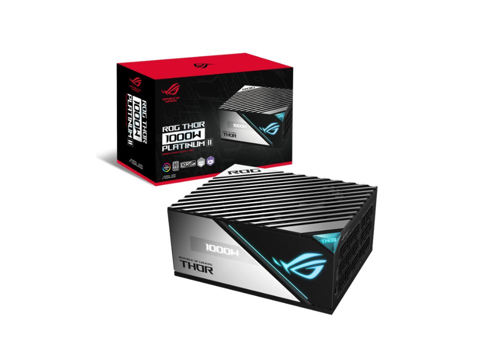 Fonte ATX ASUS ROG Thor 1000W Platinum II [ROG-THOR-1000P2-GAMING] PFC Ativo / Modular / 80 Plus Platinum / 12VHPWR