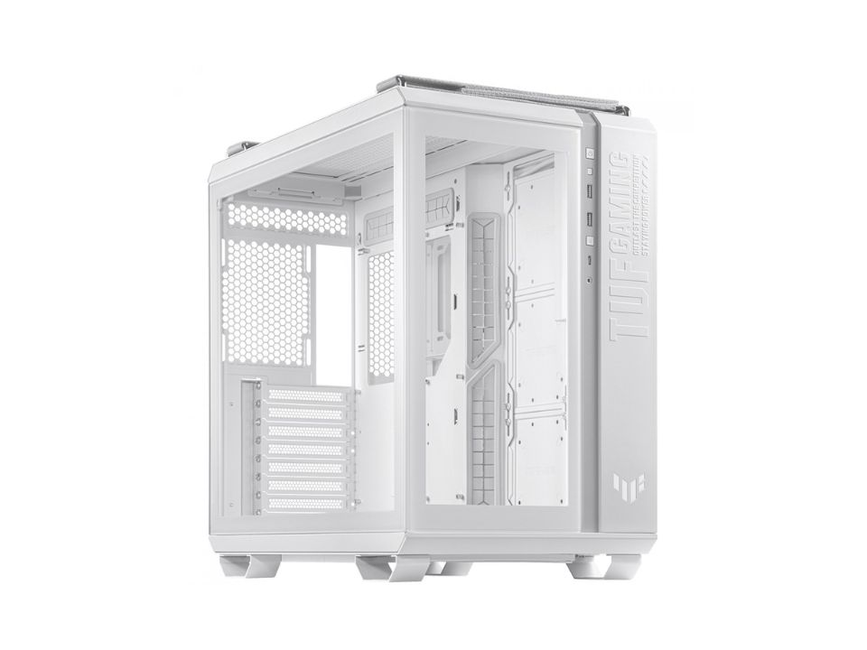 Gabinete ATX ASUS TUF Gaming GT502 White - SEM FONTE (2U3/1U3C/HDAP3/VT/FL/0F)