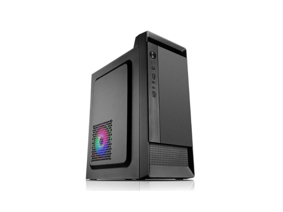 Gabinete Micro ATX PIXXO CG1651 Preto 200W (2U2/AU/FS/0F) c/ Cabo de Força