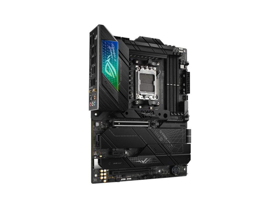 MB ASUS ROG STRIX X670E-F GAMING WIFI p/ AMD AM5 4xDDR5/2xPCI-e/4xSATA/4xM.2