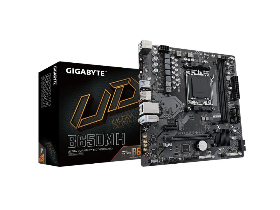 MB GIGABYTE B650M H p/ AMD AM5 2xDDR5/1xPCI-e/4xSATA/1xM.2