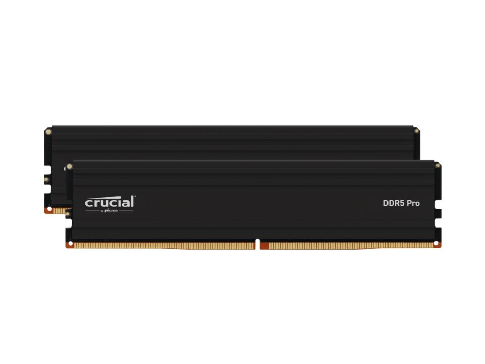 Kit Memória 2x32GB DDR5 5600MHz/1.1V (PC5-44800) CRUCIAL Pro [CP2K32G56C46U5]