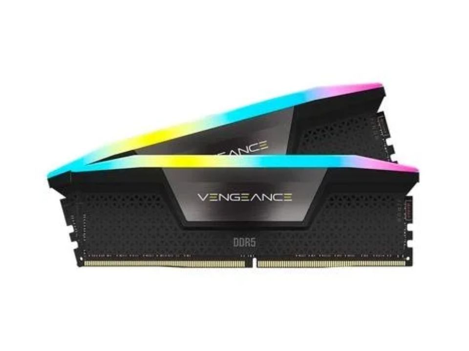Kit Memória 2x16GB DDR5 6000MHz/1.35V (PC5-48000) CORSAIR Vengeance RGB [CMH32GX5M2E6000Z36]