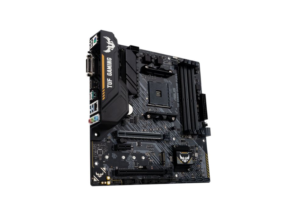 MB ASUS TUF GAMING B450M-PLUS II p/ AMD AM4 4xDDR4/2xPCI-e/6xSATA/2xM.2
