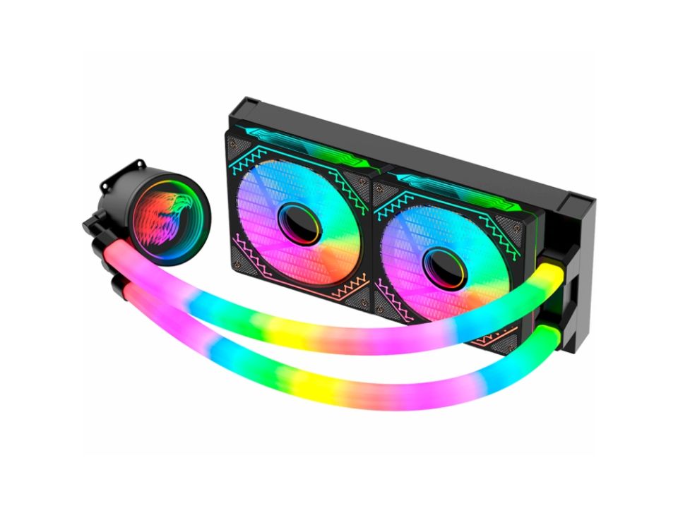 Water Cooler p/ Intel/AMD GAMING MASTER WAC9 ARGB 240mm Preto [WAC9F123APDABOX] (240W TDP) (115X/1200/1700/20XX/AM4/AM5)