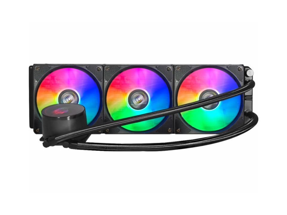 Water Cooler p/ Intel/AMD GAMING MASTER WACO Led Colorido 360mm Preto [WACOF133ATDXBOX] (270W TDP) (115X/1200/1700/20XX/AM4/AM5)