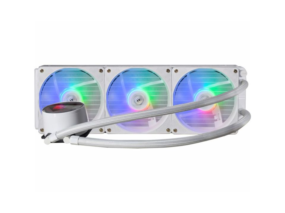 Water Cooler p/ Intel/AMD GAMING MASTER WACT Led Colorido 360mm Branco [WACTF133ATDXBOX] (270W TDP) (115X/1200/1700/20XX/AM4/AM5)