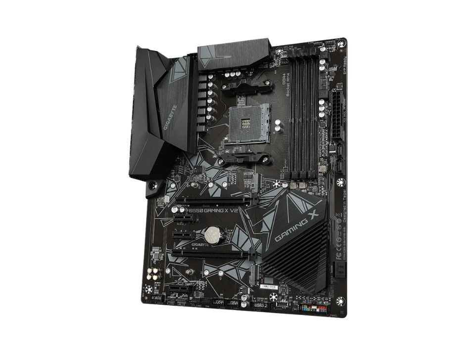 MB GIGABYTE B550 GAMING X V2 p/ AMD AM4 4xDDR4/2xPCI-e/4xSATA/2xM.2