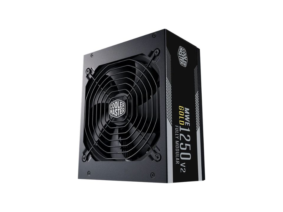 Fonte ATX COOLERMASTER NWE Gold 1250 V2 Black [MPE-C501-AFCAG-3BR] PFC Ativo / Modular / 80 Plus Gold / 12VHPWR c/ Cabo de Força