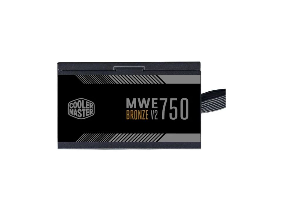 Fonte ATX COOLERMASTER NWE Bronze 750 V2 [MPE-7501-ACAAW-BBR] PFC Ativo / 80 Plus Bronze c/ Cabo de Força