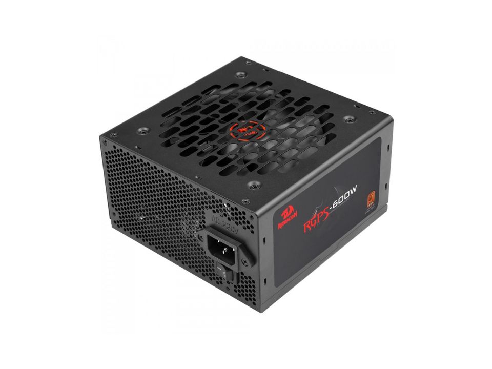 Fonte ATX REDRAGON RGPS-600W [GC-PS024] PFC Ativo / 80 Plus Bronze