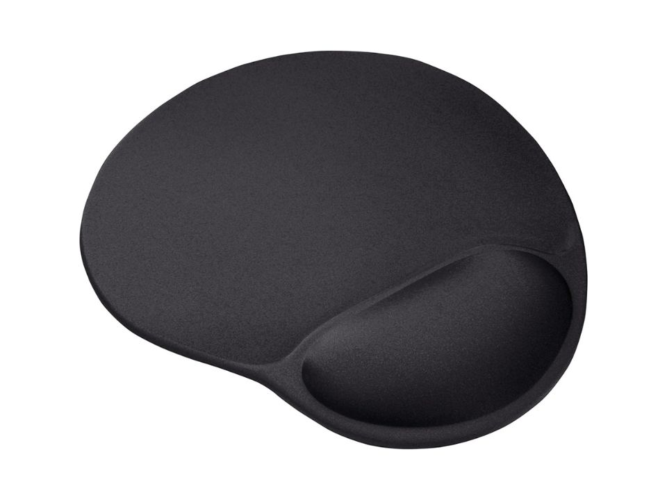 Mouse Pad Ergonômico c/ Apoio de Pulso em Gel GV BRASIL Preto