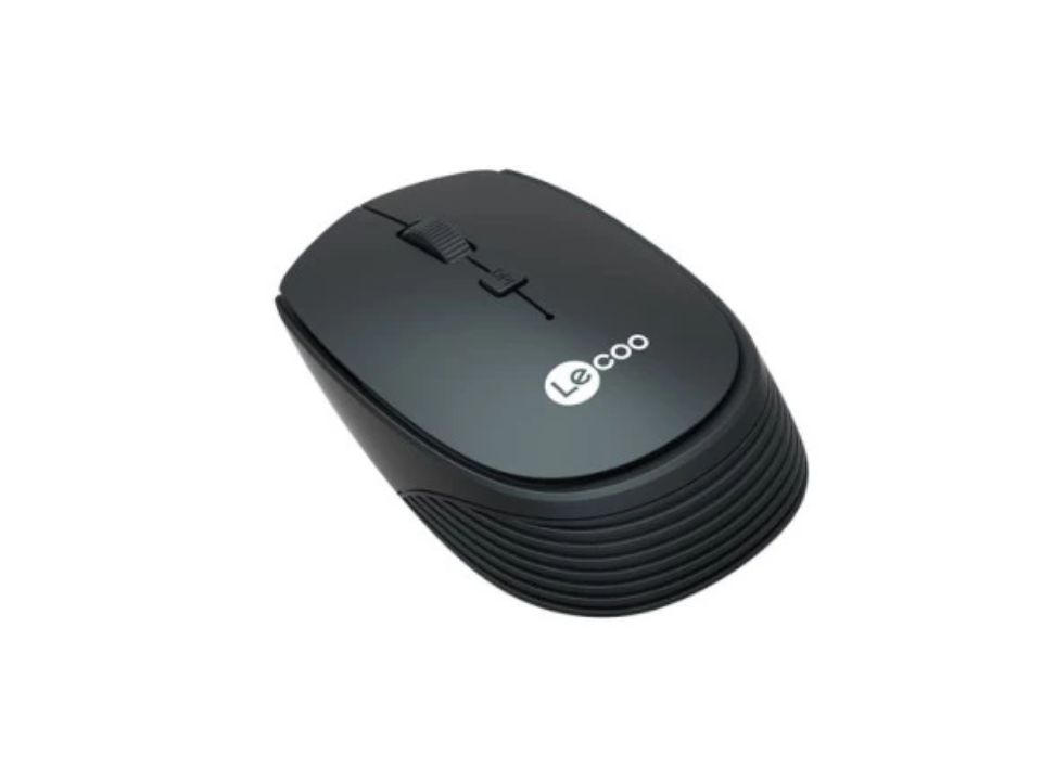 Mouse Sem Fio USB Óptico LECOO LENOVO WS202 (1200 DPI) Preto
