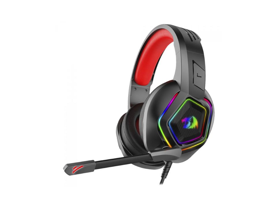 Headset Gamer REDRAGON Medea Black RGB [H280] (2xP2/P3)