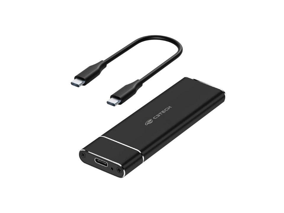 Case Externo p/ SSD M.2 NVMe C3TECH CH-M200 [CH-M200BK] (Type C)