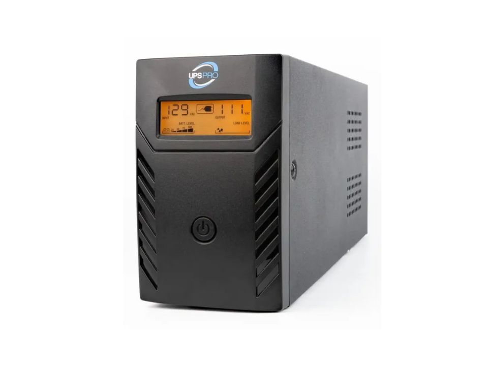 No-Break UPSPRO Slim View 2000VA (1200W) Preto (E:Bi-Aut / S:Bi-Manual / T:6 / Ent.Bat.Ext. 2x40A / Com.Int.USB)