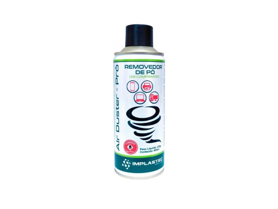 Spray de Ar Comprimido IMPLASTEC Air Duster Pro 400ml
