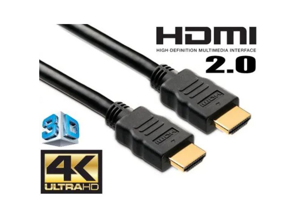 Cabo HDMI x HDMI GV Brasil 2.0 Metros (Ver. 2.0) (4K - Ultra HD)