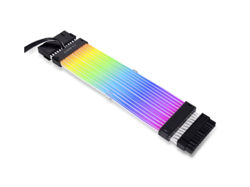 Cabo Extensor LIAN LI Strimer Plus V2 ARGB [PW12-PV2 BLACK] (3x8PIN x 3x8PIN / 300 mm)