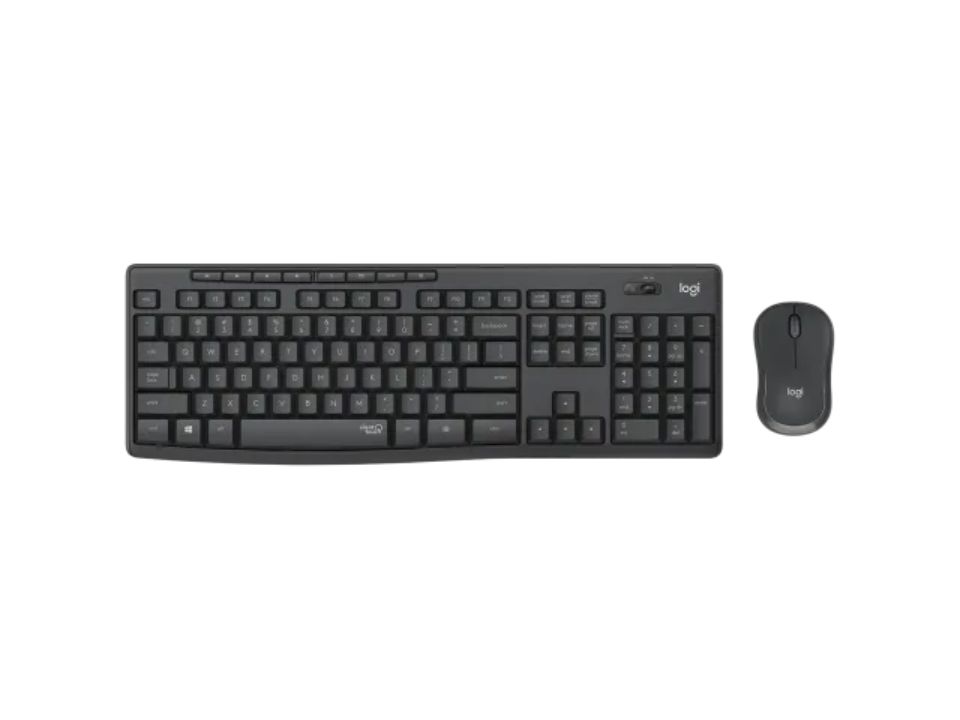 Kit Teclado + Mouse Sem Fio USB LOGITECH MK295 Silent Preto