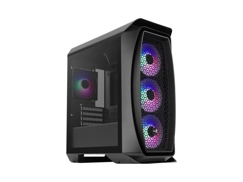Gabinete Micro ATX AEROCOOL Aero One Mini Frost Black [Aero One Mini Frost-G-BK-v1] - SEM FONTE (2U3/HDA/VT/FI/4F)