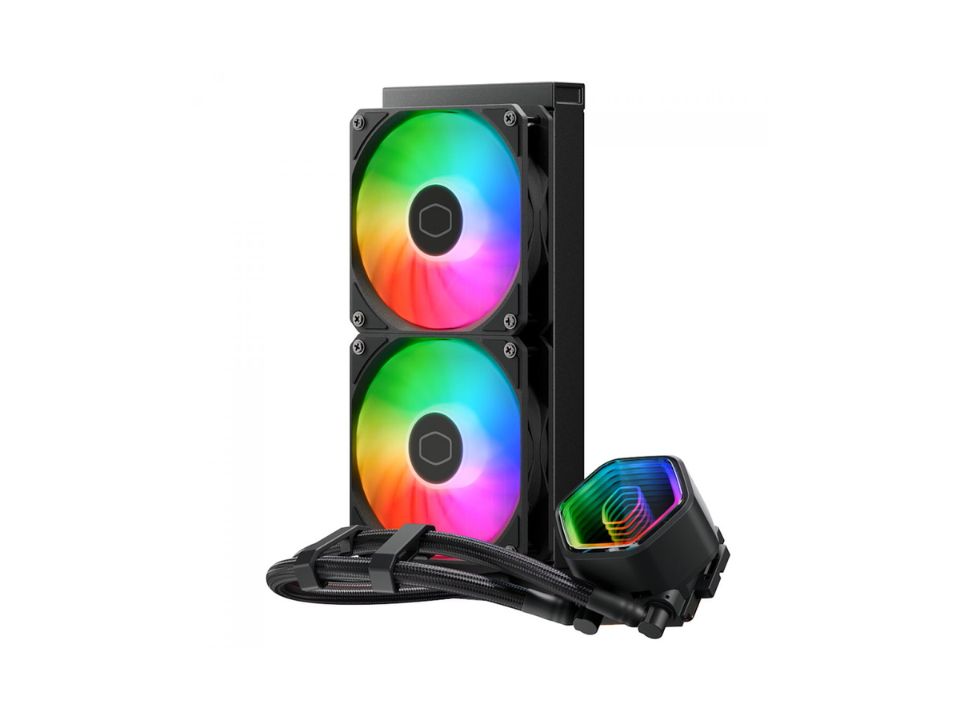Water Cooler p/ Intel/AMD COOLER MASTER MasterLiquid 240 Core II Black [MLW-D24M-A18PA-R1] (115X/1200/1700/1851/AM4/AM5)