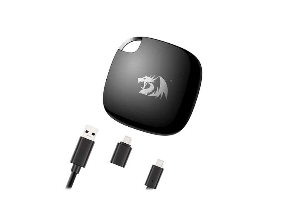 SSD Externo USB 3.0 REDRAGON Ignis 1TB [ED-204] Preto (L=450MB/s)